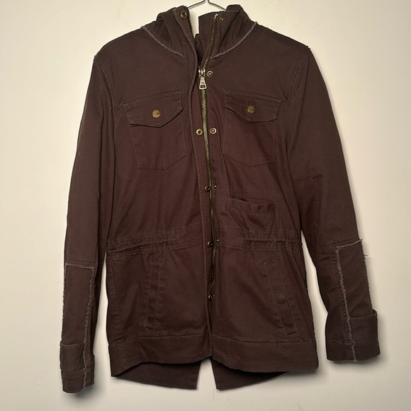Ugg jodie convertible field parka dark gray utility removable down - Picture 1 of 13